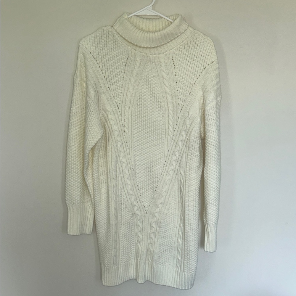 Cream Sweater Dress